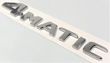 CHROME 4MATIC REPLACEMENT Fit FOR MERCEDES REAR TRUNK BADGE NAMEPLATE DECAL LID