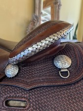 Skyhorse Saddle - Reining, Dressage Sterling.   Breast Collar and Headstall 16”
