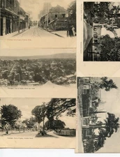 5 FREDERICK STREET ST CLAIR AVE BRUNSWICK SQUARE CIRCULAR RD + TRINIDAD POSTCARD