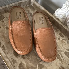 Marc Joseph Womens Brown Leather Slip-On Loaf...