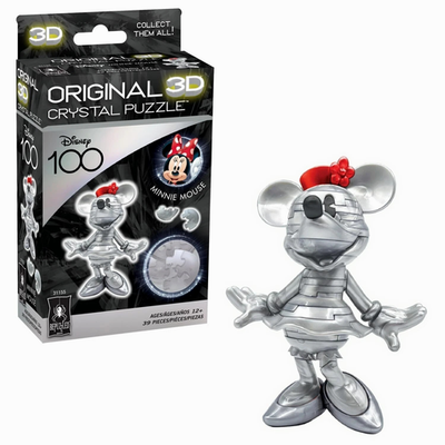 Disney 100 Bepuzzled Original 3D Crystal Puzzle Minnie Mouse NEW