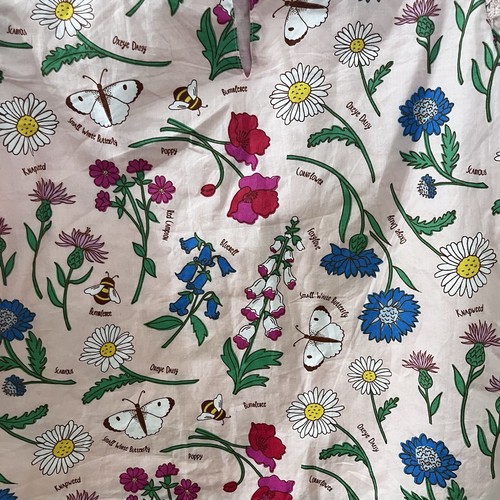 Mini Boden Pink Wildflower Garden Butterfly Bee Blouse Ruffle Sleeve Girls 5-6? - Picture 14 of 14