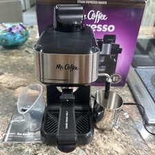 Mr. Coffee 4-Shot Steam Espresso Cappuccino a...