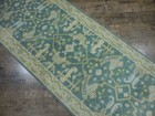 Turkish Oushak Rug, Modern Multicolored Handmade Bohemian Rug 2.7x10 Ft — photo 5