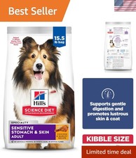 All-Natural Chicken Recipe Dry Dog Food for Sensitive Stomach  Skin - 15.5 lbs