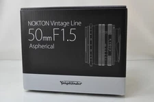 [NEW]Voigtlander NOKTON Vintage Line 50mm F1.5 Aspherical II Black MC VM Lens