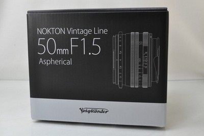 NEW]Voigtlander NOKTON Vintage Line 50mm F1.5 Aspherical II Black