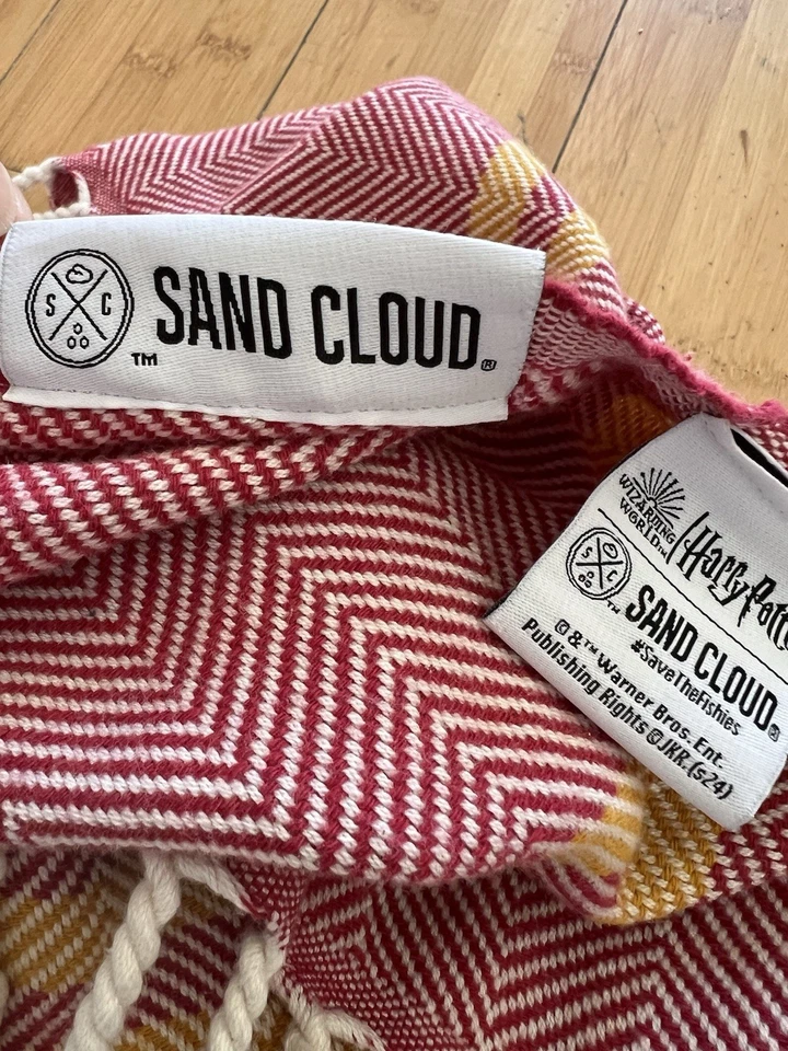 "Manta Harry Potter The Gryffindor Sand Cloud 100 % algodón orgánico 68x36""" Foto 4 de 4