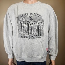Vintage Chicago White Sox Nutmeg Sweatshirt Mens 2XL Gray MLB 1901 Made in USA