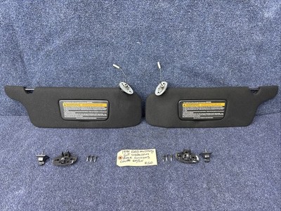 94-04 Ford Mustang  Svt Cobra Sun Visors Left Right Pair OEM Hardtop Black Set