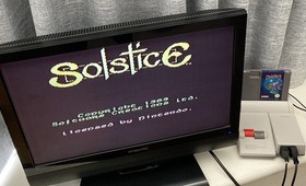 NES ~ SOLSTICE ~ Nintendo Game 3 Screw NES-LX-GBR Game Cart Only Pal