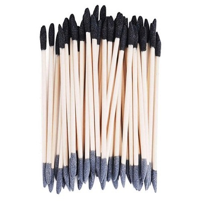 Mini Detail Sanding Sticks 50 Pcs 14cm Length for Wood Model Craft Finishing