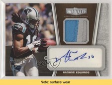 2010 Topps Unrivaled Relics 203/349 Armanti Edwards #UAP-AE Patch Auto READ k5i