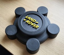 Land Rover Steel Wheel One‑Piece Center Cap & Nut Cover – Set of 4 – Heavy‑Duty 