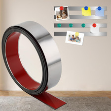 Self Adhesive Backing Metal Strip for Magnets, Flexible Ferrous Memo Tapes Roll