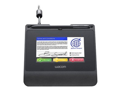 Wacom STU-540 Unterschriften-Terminal Grafiktablett USB 2.0 schwarz STU540-CH2