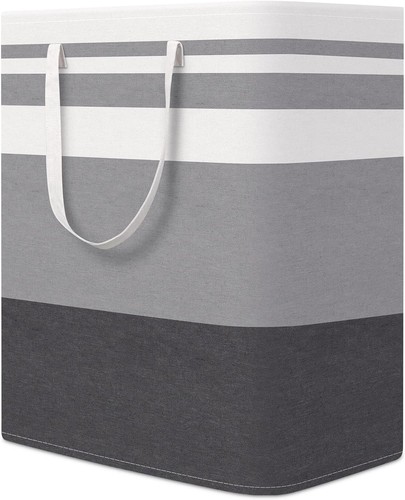HomeHacks 1-Pack Large Laundry Basket,Waterproof, 100L, Gradient Grey - Picture 1 of 6