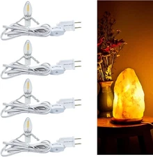 C7 Accessory Cord with 4 LED Night Light Bulb, Candelabra-Base E12 Socket