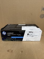 Genuine HP 201X Black High Yield Dual Pack Toner CF400XD LaserJet Pro M252 M277