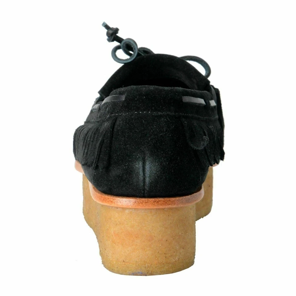 Zapatos Mocasines Giuseppe Zanotti Diseño Para Mujer Gamuza Sin Cordones Plataformas EE. UU. 6 IT 37 Foto 3 de 4