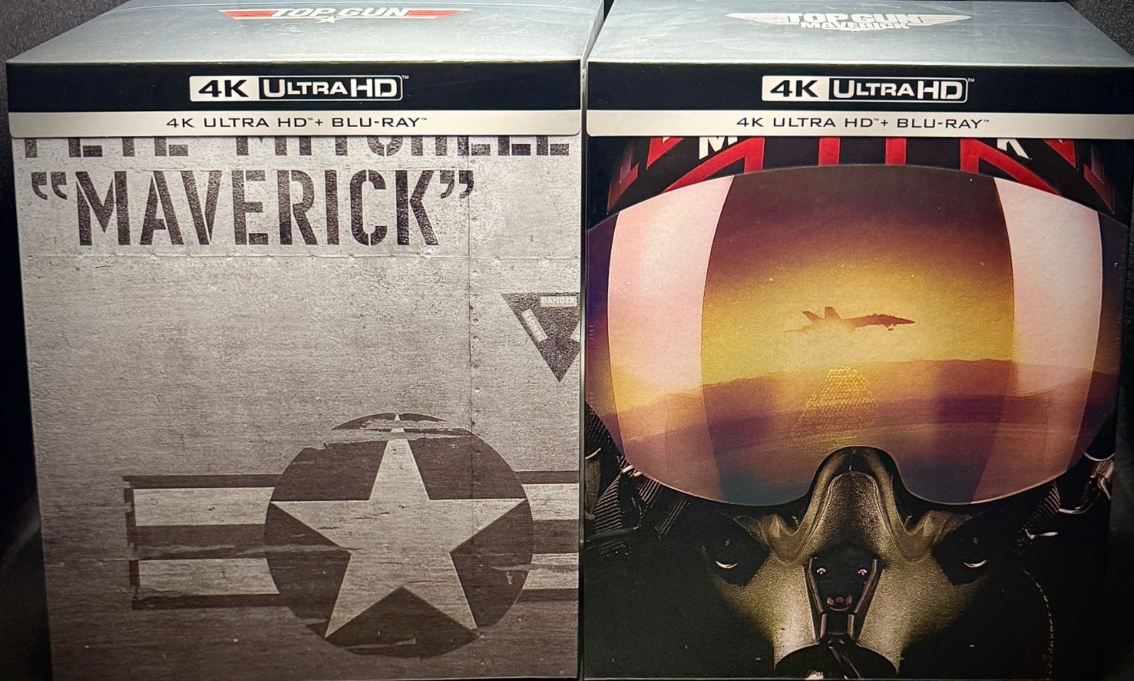 TOP GUN + MAVERICK MANTA LAB ONE-CLICK BOXSETS 4K UHD BLU-RAY STEELBOOK *SEALED*