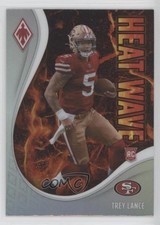 2021 Panini Phoenix Heat Wave Trey Lance #15 1a73