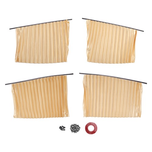 4 PCS Universal Car Side Window Sun Shades Gold For Breast feeding Taking a napU - Picture 13 of 14
