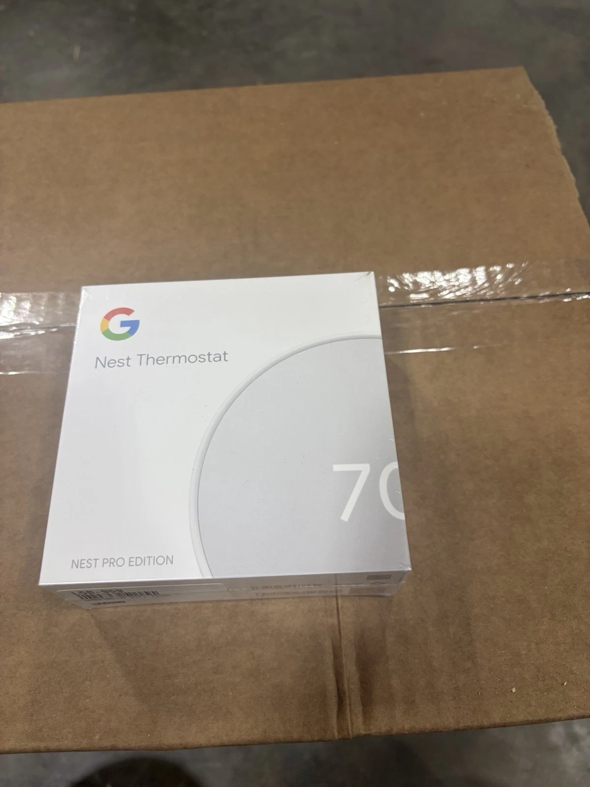 Google Nest Wi-Fi Thermostat G4CVZ Color-Snow NIB