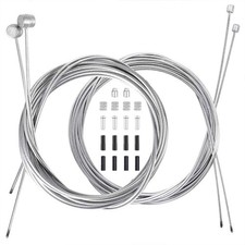 4PCS Bike Brake Cable Shifter Cable, Bicycle Gear Cable Wire for Mountain Bik...