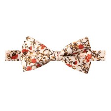Spring Notion Men's Cotton Floral Print Pre-tied Bow Tie for Wedding Summer