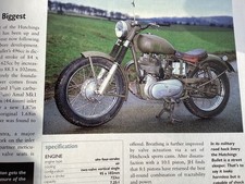 ROYAL ENFIELD 750 JOHN HUTCHINGS MOTORCYCLE MAGAZINE ARTICLE.last one