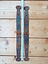 Beschlag Scharnier Klappscharnier Truhenscharnier Antik Schmiedeeisen