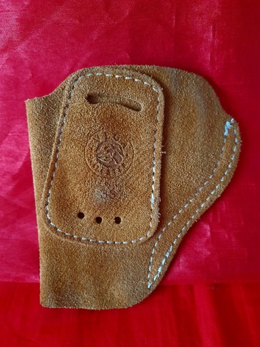 Fondina Mancina/Sinistra Vega Holster in pelle scamosciata made in Italy - Foto 7 di 13