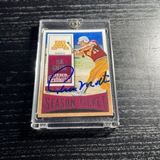 Paul Molitor Signed 2015 Panini Contenders In Person Auto Baseball Card