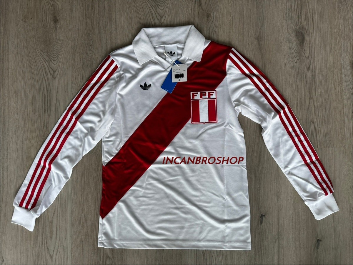 Adidas Originals Men's Peru 1978 Jersey Retro Soccer Brand