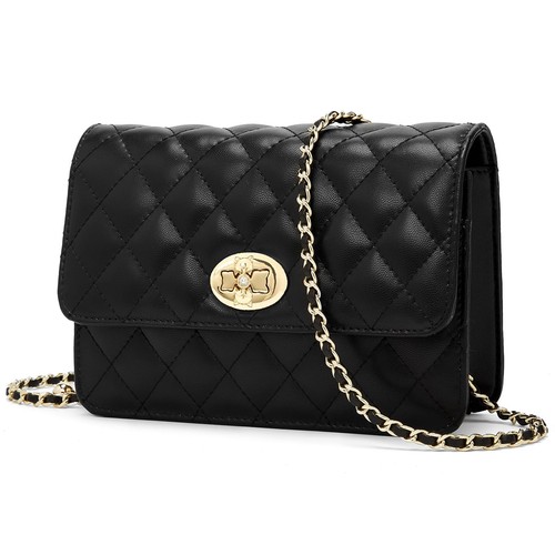FOXLOVER Women’s Mini Quilted Chain Crossbody Bags Purses Shoulder Bag for Wo...