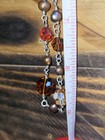 Vintage Necklace Made With Heavy Glass Beads Sterling Silver And Seed Beads... — photo 7