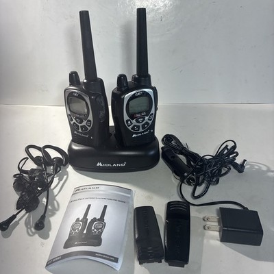 Midland Two-way Radio Xtra Talk Gxt1000 With Charger/clips And Extras