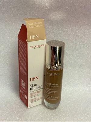 Clarins Skin Illusion Full Coverage Foundation mattes Finish Farbton 118N