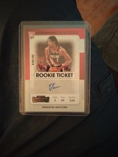 2021-22 Panini Contenders Rookie Ticket Trendon Watford Auto RC 159 Trailblazers