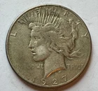 1927-S Peace Dollar Silver Dollar San Francisco Semi-key date; low mintage