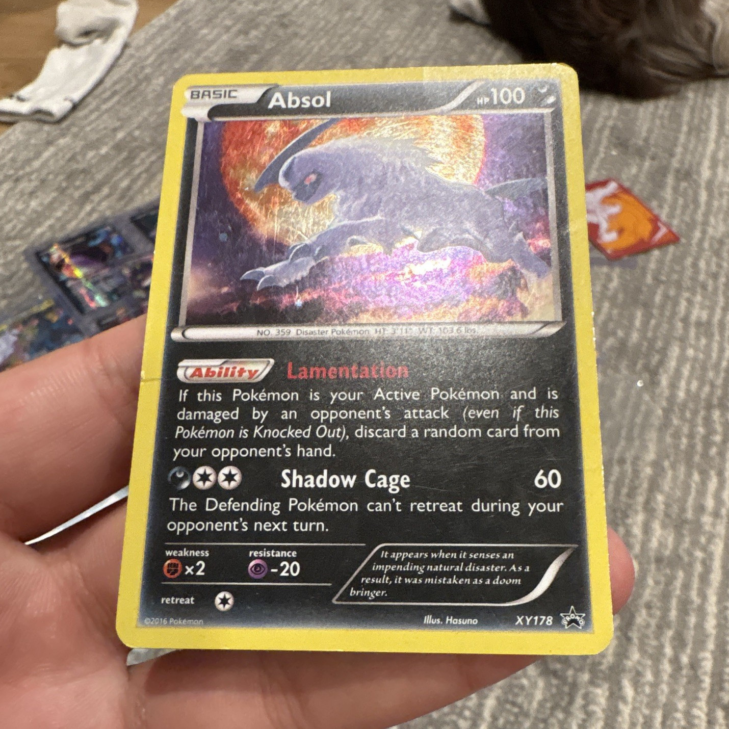 The Pokémon Company Absol XY178 XY Promo Holo 100 HP Basic EN