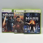 Mass Effect Trilogy 1 2 3 (Xbox 360) Complete w/ Manuals - Tested Working