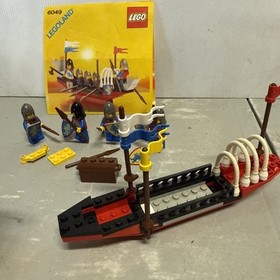 Vintage LEGO Classic Castle 6049 Viking Voyager - Near Complete Condition