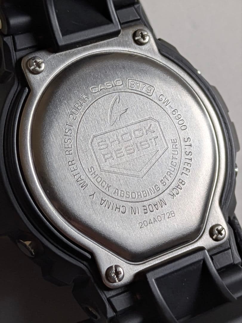 CASIO G-SHOCK GW-6900U-1JF Black Resin Men's w/Box Wrist Watch