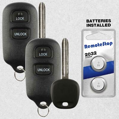 2 For 2004 2005 2006 2007 Toyota Highlander Keyless Car Remote Fob + 67 Key