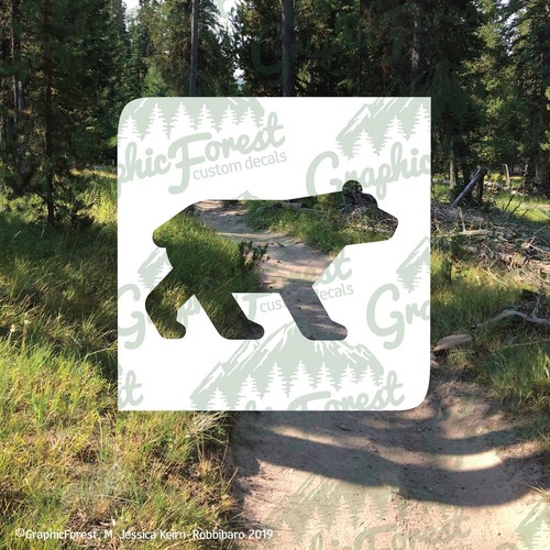 Recreation and Trail Symbol or Sign Decal 3x3in - Picture 41 of 47