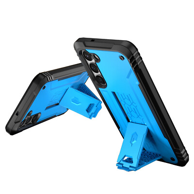 Poetic Revolution Case for Samsung Galaxy S23 5G 2023 with Kickstand Light Blue