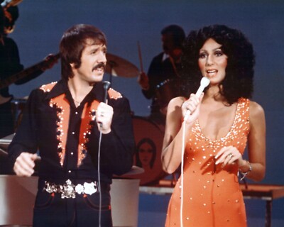 Sonny and Cher 1973 perform on Sonny & Cher Comedy Hour 24x36 inch Poster