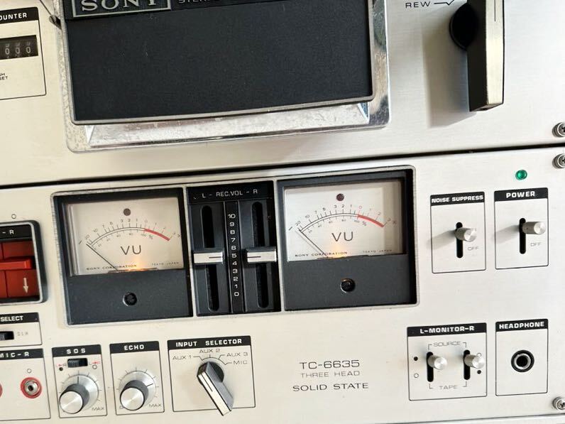 SONY TC-6635テープレコーダー SONY Open Reel Deck Tape Corder TC-6635 Three Head Solid